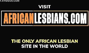barely legal Ebony Lesbians Share a Passionate Fuckfest