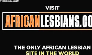 barely legal Ebony Lesbians Share a Passionate Fuckfest