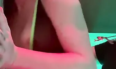 Motel Anal: Revved MILF Squirts on the Toilet
