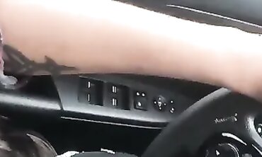 Teaching My Dyke Bestfriend To Deepthroat In A Car