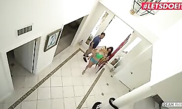 Kenna James & Lily Adams Scam Chad White in a Threesome