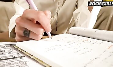 Nancy A Fingers Herself After College Classes