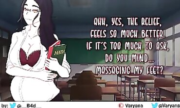 Pregnant Professor Gets Fucked in Class