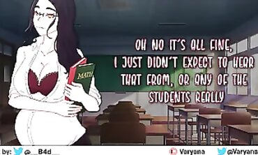 Pregnant Professor Gets Fucked in Class