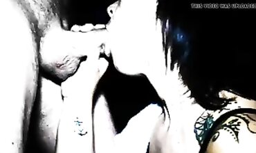 Amateur MILF Deepthroat Blowjob and Boob Cumshot