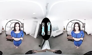 Alina Lopez Gets Wet in an Intense VR Training Session