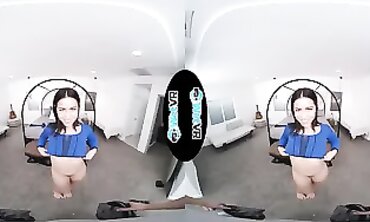 Alina Lopez Gets Wet in an Intense VR Training Session