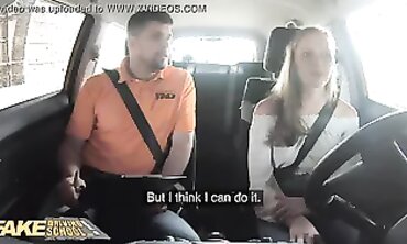 Stacey Cruz Gets Driven Hard by Her Fake Driving Instructor