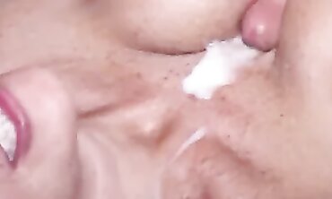 Jizm Lovin' Wives 3: Threesome Facials & Public Sex