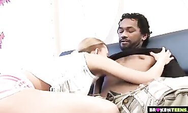 Olga Barz Gets Filled Up In A Steamy Interracial Scene