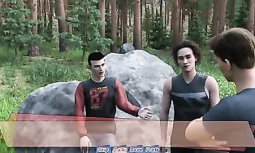 MILF Joy Gets Off Publicly by a Campfire