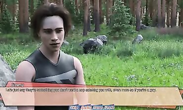 MILF Joy Gets Off Publicly by a Campfire