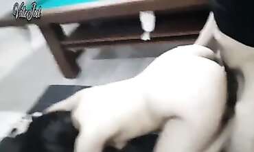 Amateur Latina Gets Doggystyle on Pool Table