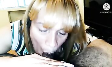 POV Latina Amateur Blowjob with Nasty Cumshot