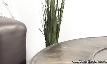 Kate Quinn Gets a Creamy Facial in Lingerie