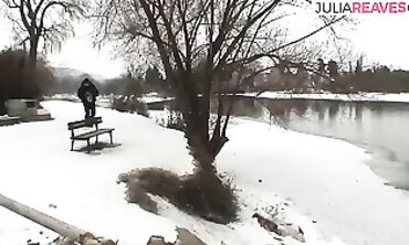 Samantha Jolie Gets Rough Hardcore Fuck in the Snow