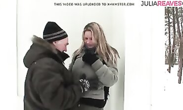 Samantha Jolie Gets Rough Hardcore Fuck in the Snow