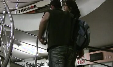 Latina Transgirl Gets Hatch And Bootie Packed Before Packing His Jaws With Spunk