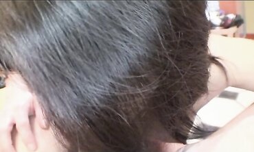 Mature Chinese dark-haired Nobuko Tachikawa came to the stud for coffee and got fuckfest