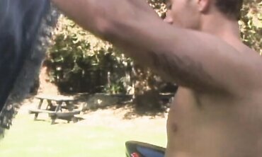 Blondie Katie Morgan Outdoors Porking And Spunk Decorated