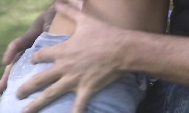 Blondie Katie Morgan Outdoors Porking And Spunk Decorated