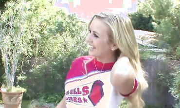Mae Meyers Is A Highly Insatiable Cheerleader That Likes 2 Dudes At A Time two