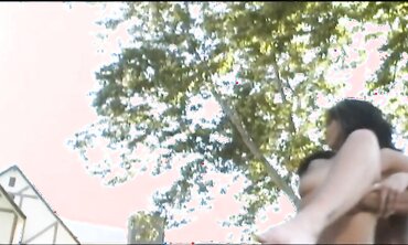 Demi Opens Up Her Gams Outdoors For A Boy Who Pulverizes Her Rigid And Swift