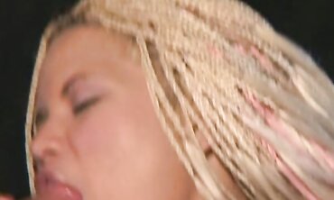 Teenage Blond Velvet Bonoed Outdoors With Spunk On Her Face