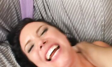 Angelica Sins Frigs Her Labia As Her Booty Is Poked