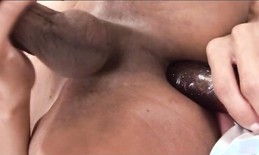 Left at home one young trans lady penetrated herself with a fake penis