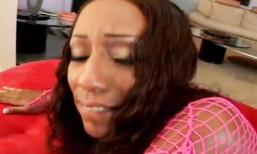 Multiracial Exhilarates As Uber-Sexy Dark-Hued Whore Gets Rectally Ravaged By Fat Rigid Rod
