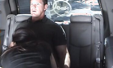 Pretty legitimate-Yr-Aged Dark-Haired Porsha Blaze Inhales And Humps In Back Of Limo