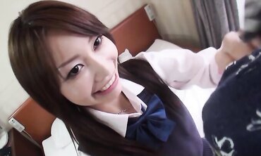 Asian Student Yuri Aine Gets A Internal Cumshot On Her Unshaved Puss two