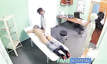 POV: Faux Clinic Doctor Examines Ash-Blonde Patient