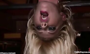 Blonde Group Anal Gangbang in the Great Outdoors