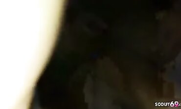 Real German Amateur Lovers Hardcore Sex with Footjob and Cum