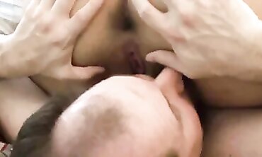 Amateur Brunette Gets Her Big Ass Ridden by New Husband