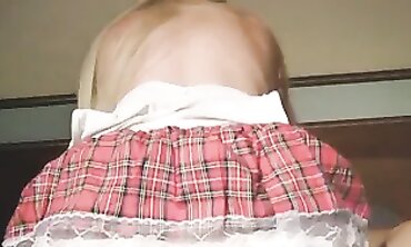 Blonde Amateur Jen Takes a Doggystyle Cumshot