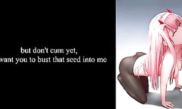 Zero Two POV JOI: Licking, Slurping & Creampie Roleplay