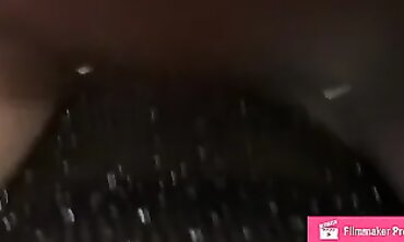 POV Amateur Blonde Couple Anal DP with Vibrator