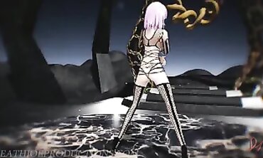 MMD Solo: Misaka Mesh One.2 Hibikase on Portal Island Stage