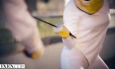 VIXEN: Naomi Swann & Avery Cristy Seduce a Fencing Trainer