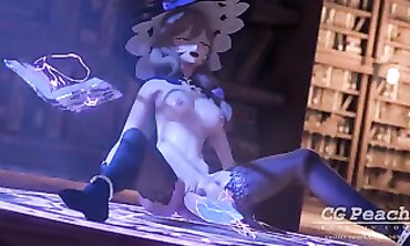 Genshin Impact: Lisa Solo Masturbation