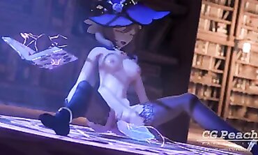 Genshin Impact: Lisa Solo Masturbation