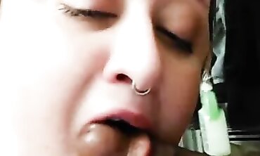 BBC Throat Fuck: BBW Takes Deep Throat and Gagging
