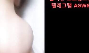 Korean Beauty with Huge Tits and Big Ass in Amateur Creampie
