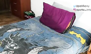 Latina College Girl Fingered With Dildo Until She Cums