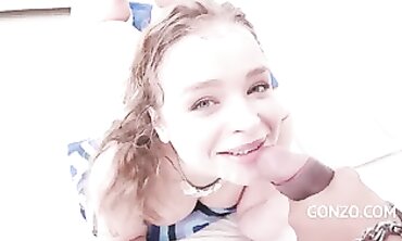 Alexa Flexy's First Group Sex with a Curvy Blonde