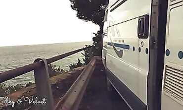Ultra-Cutie Hookup Journey: Hardcore Outdoor Sex in a Camper