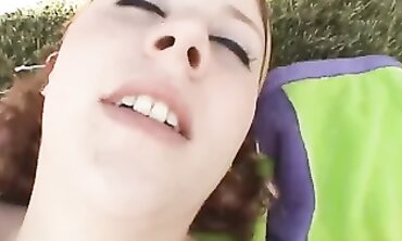 Cherry Gets Outdoor Creampie in Casting Audition